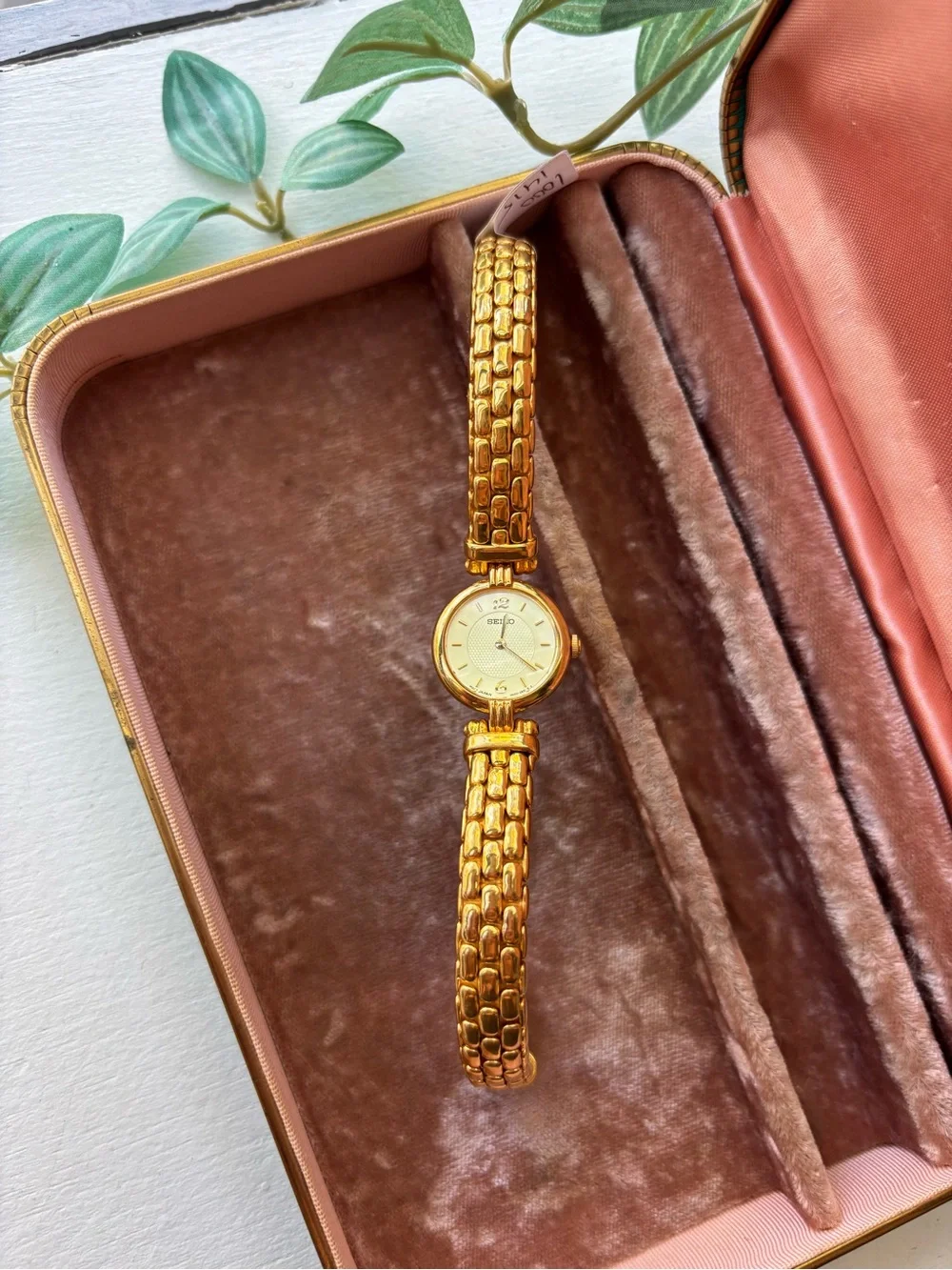 Vintage Seiko Gold-Tone Women’s Bracelet Watch